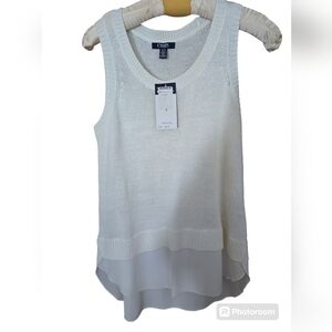 Chaps Women's layered sleeveless sweater